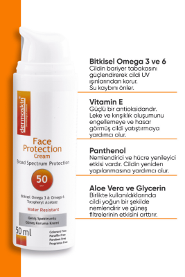 Dermoskin Face Protection Cream Spf 50 50 Ml - 2