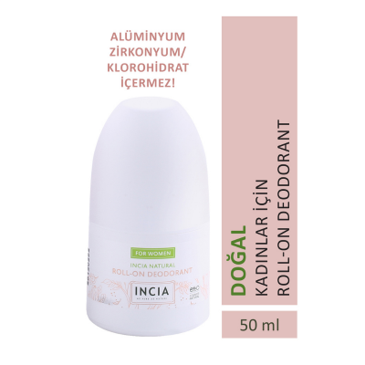 Incia Doğal Roll-On Deodorant 50 Ml - Kadınlar için - 1